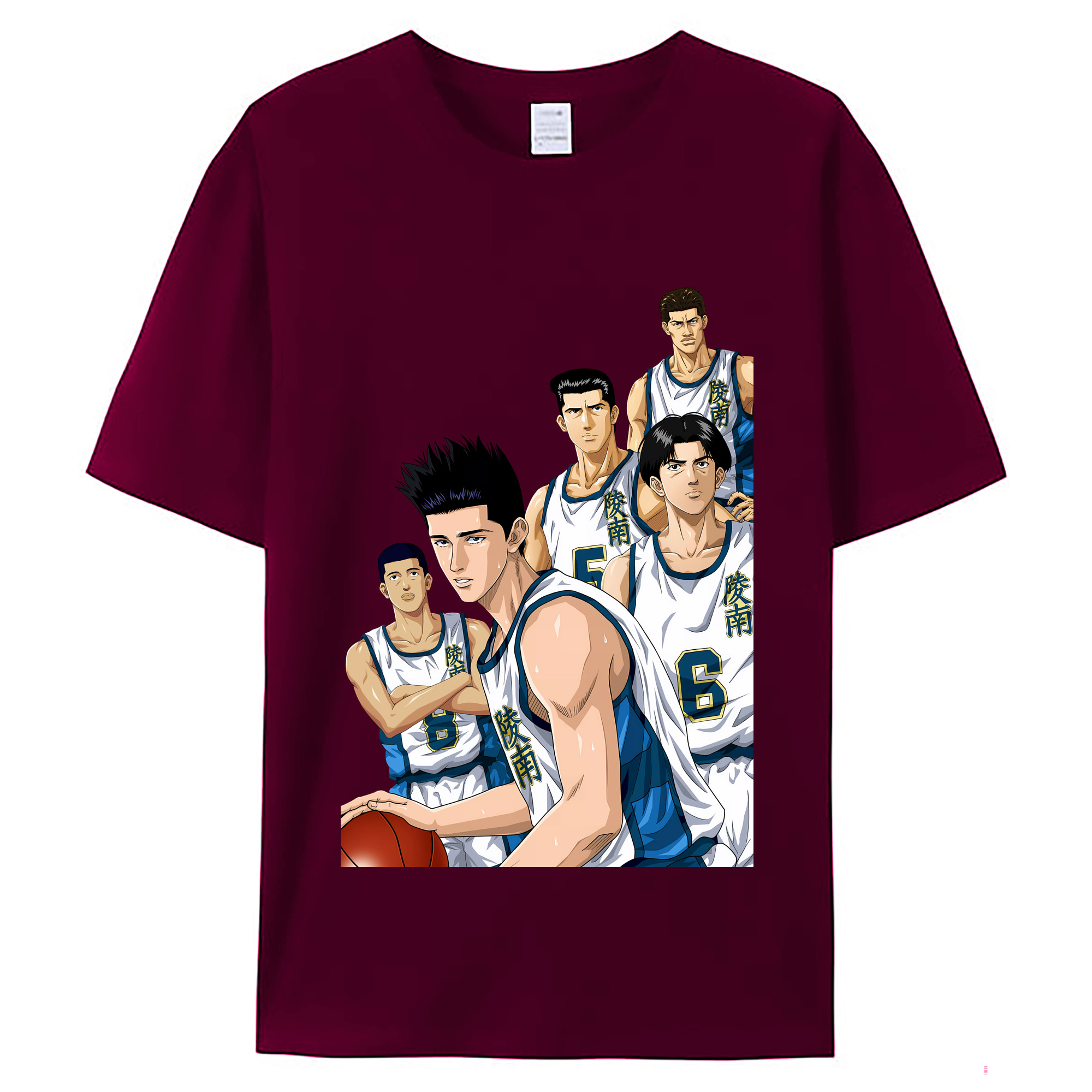 （画像用） SLAM DUNK／スラムダンク レディースカジュアルプリントTシャツ（綿100％）